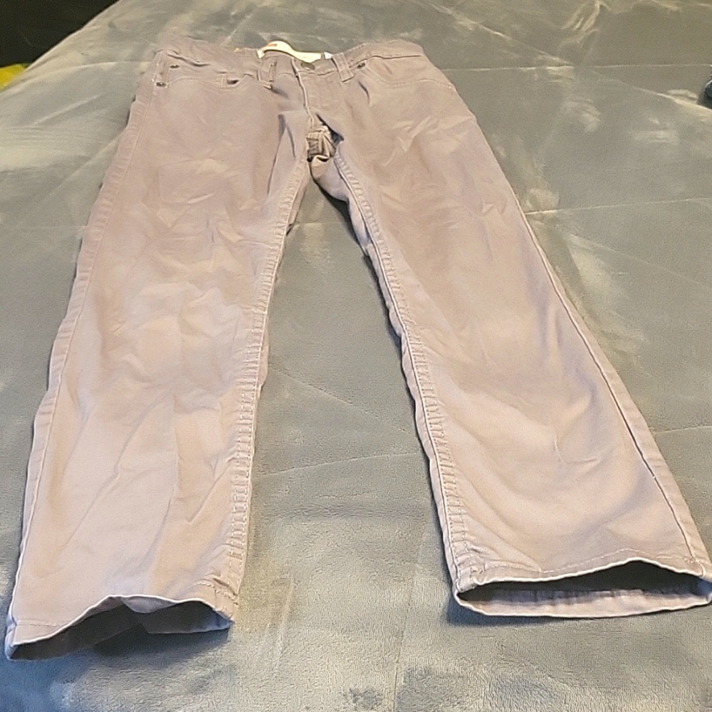 Levi's Boy denim size 10 Reg. W25"xL26" W63.5 Gray
